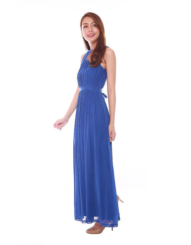 Paris Maxi Dress in Royal Blue